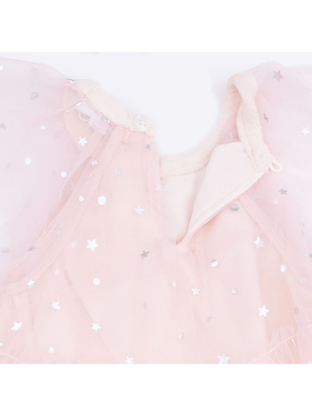 Tulle Dress, Velour Soft Pink