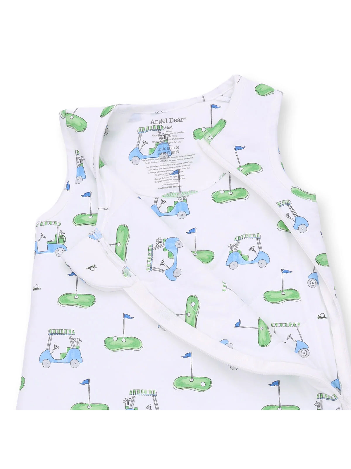 Sleep Bag, Golf Carts Blue