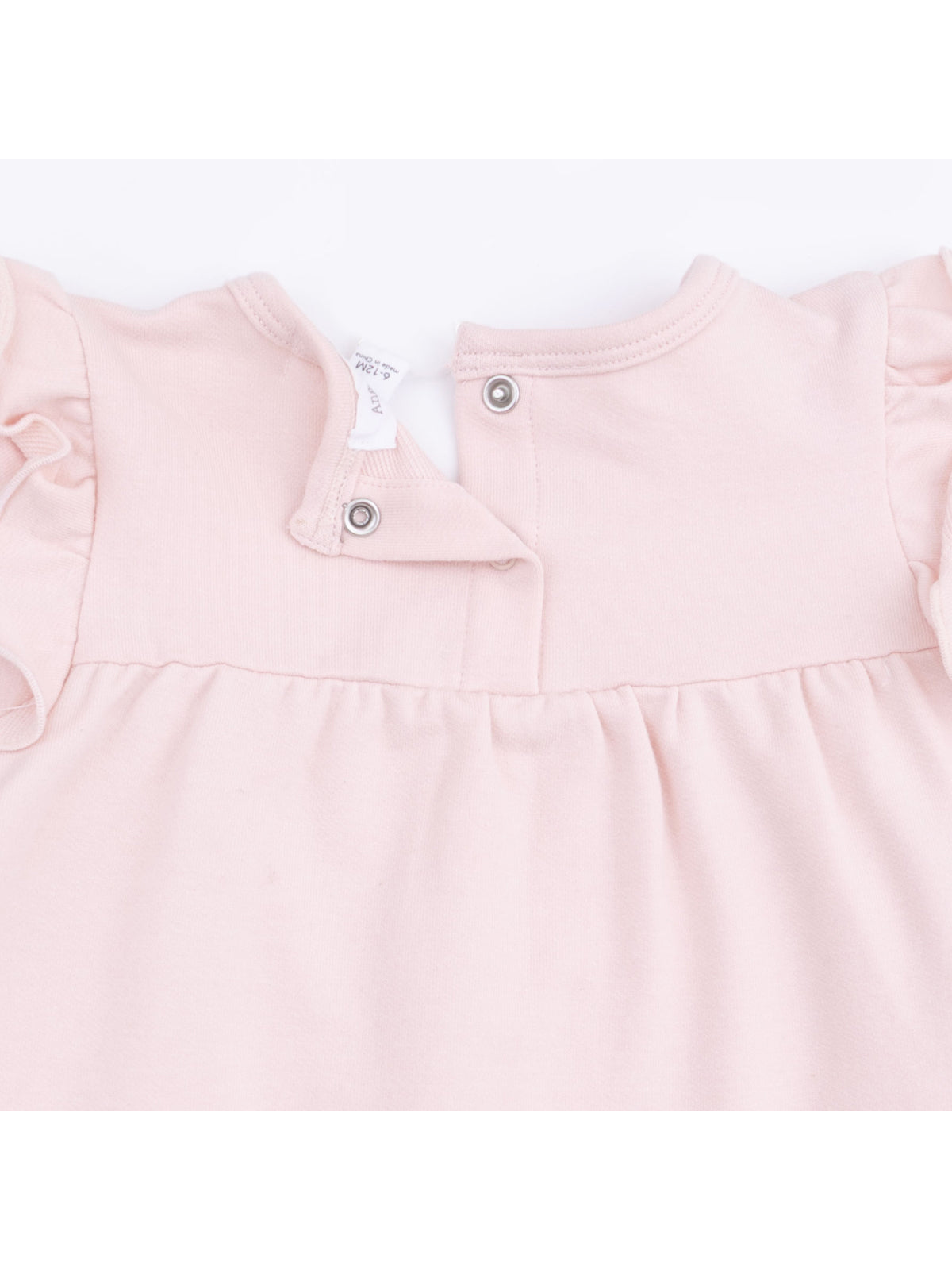 Long Sleeve Sweatshirt with Ruffles and Leggings, Veiled Pink Bows