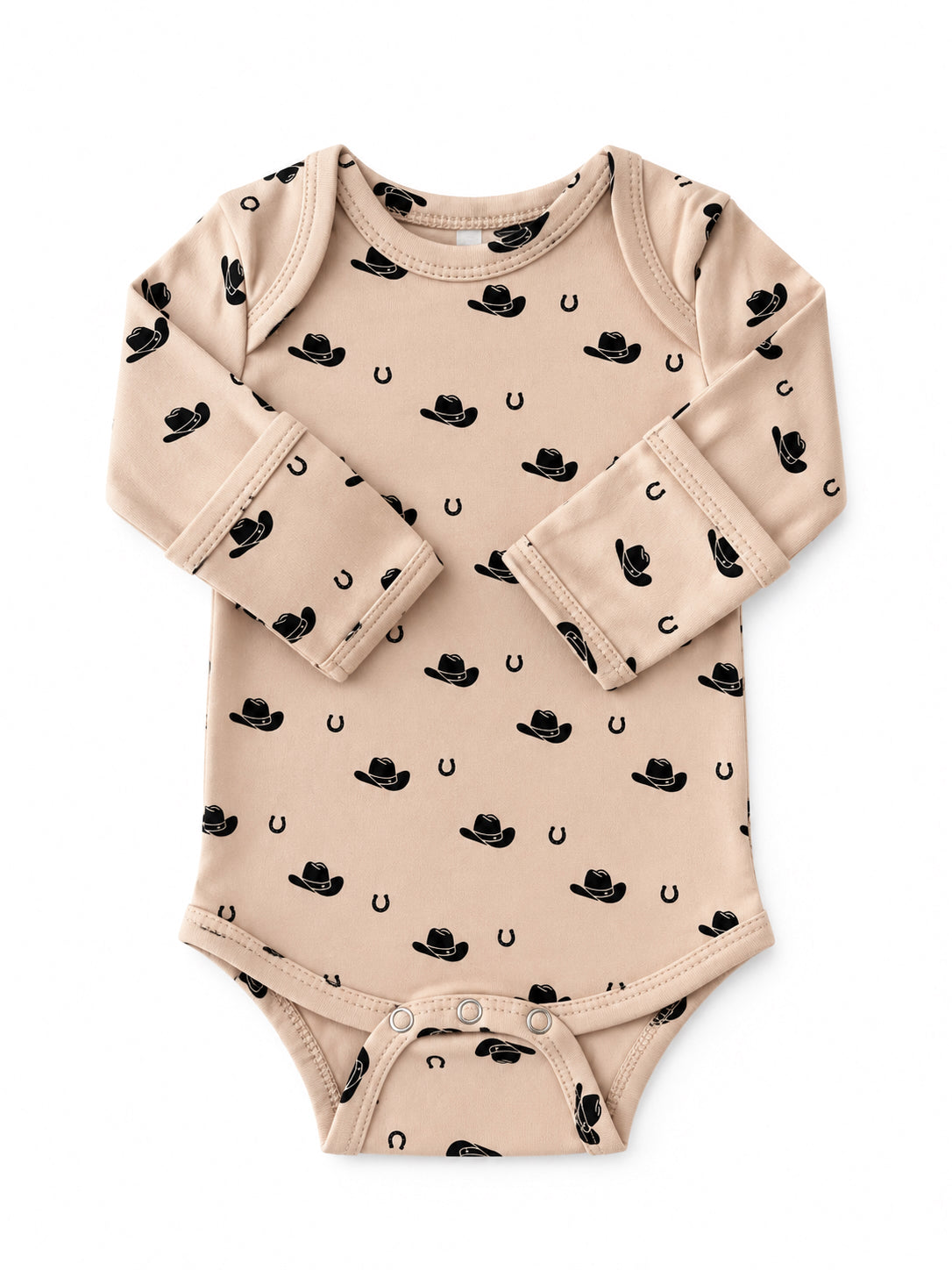 Cowboy Hats / Organic Cotton Long Sleeve Bodysuit
