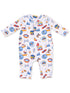Uni Romper, Vintage Ski Patches