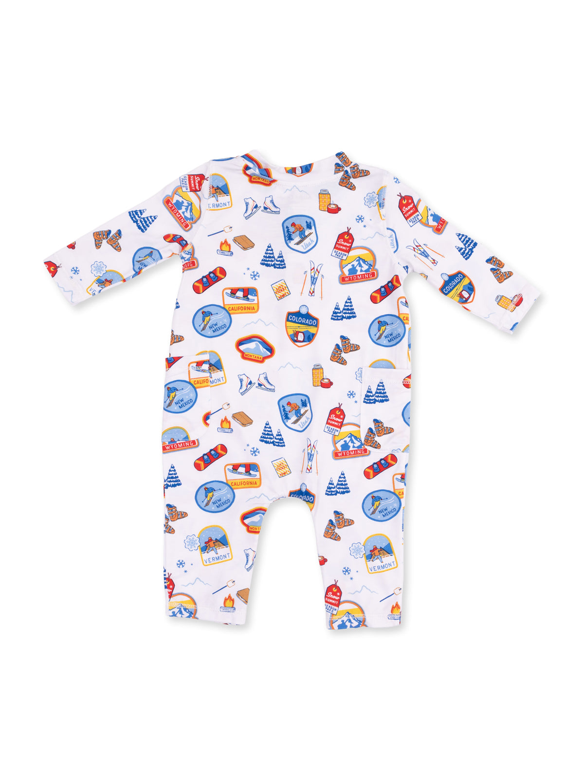 Uni Romper, Vintage Ski Patches