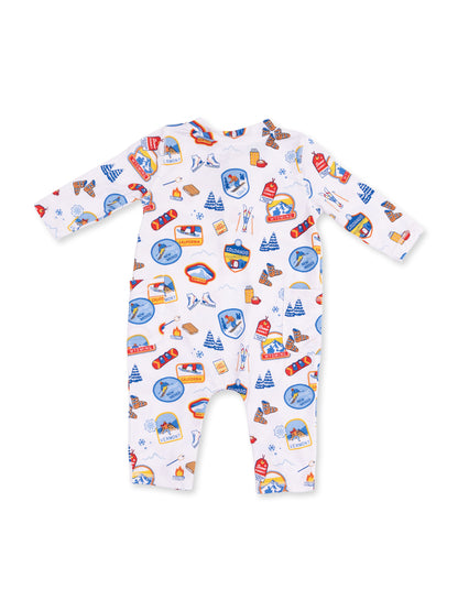 Uni Romper, Vintage Ski Patches