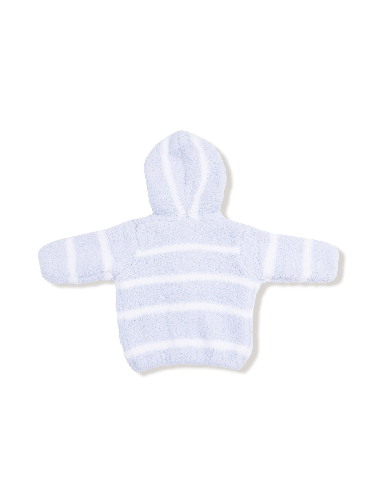 Chenille Hoodie, Blue/Ivory