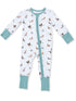 2-Way Zip Romper, American Ducks