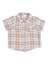 Short Sleeve Western Pearl Snap Shirt, Western Plaid