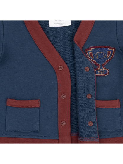 Victory Cardigan, Varsity French Terry