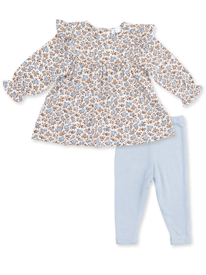 Ruffle Tunic with Legging, Hazel Floral