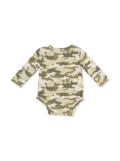 Long Sleeve Bodysuit, Camo