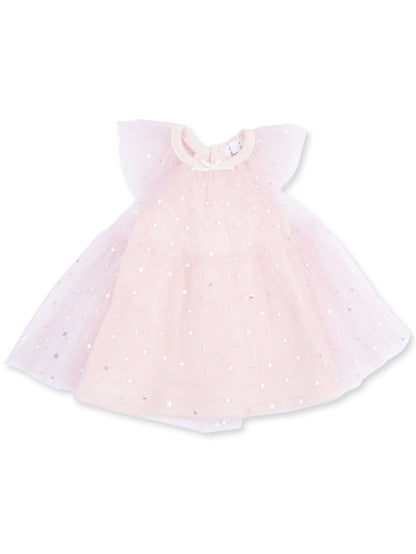 Tulle Dress, Velour Soft Pink