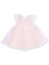 Tulle Dress, Velour Soft Pink