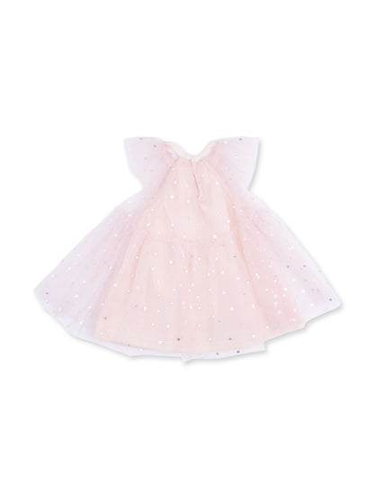 Tulle Dress, Velour Soft Pink