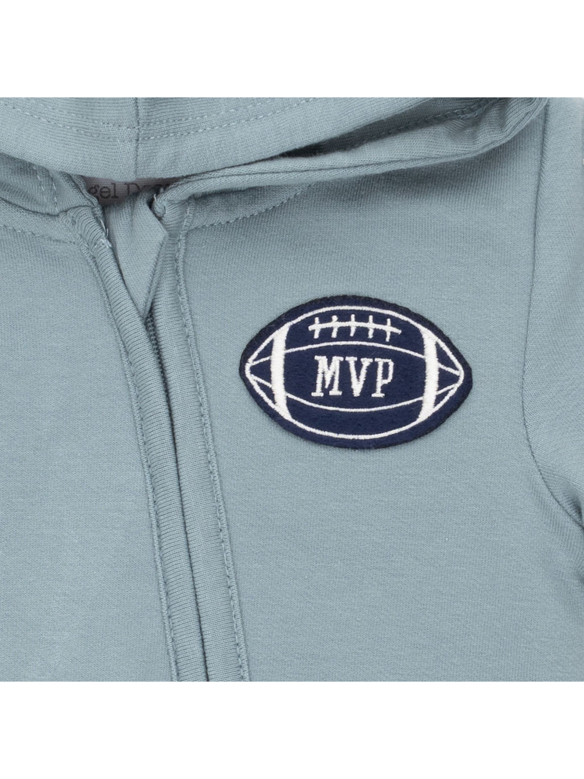 Hooded Jumpsuit, Varsity Football French Terry