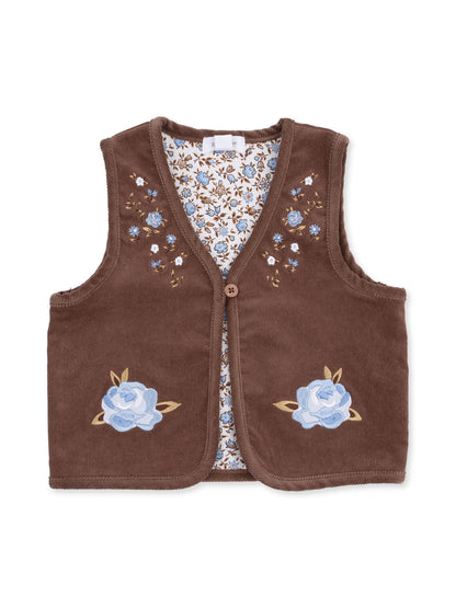 Vest with Lining, Hazel Floral