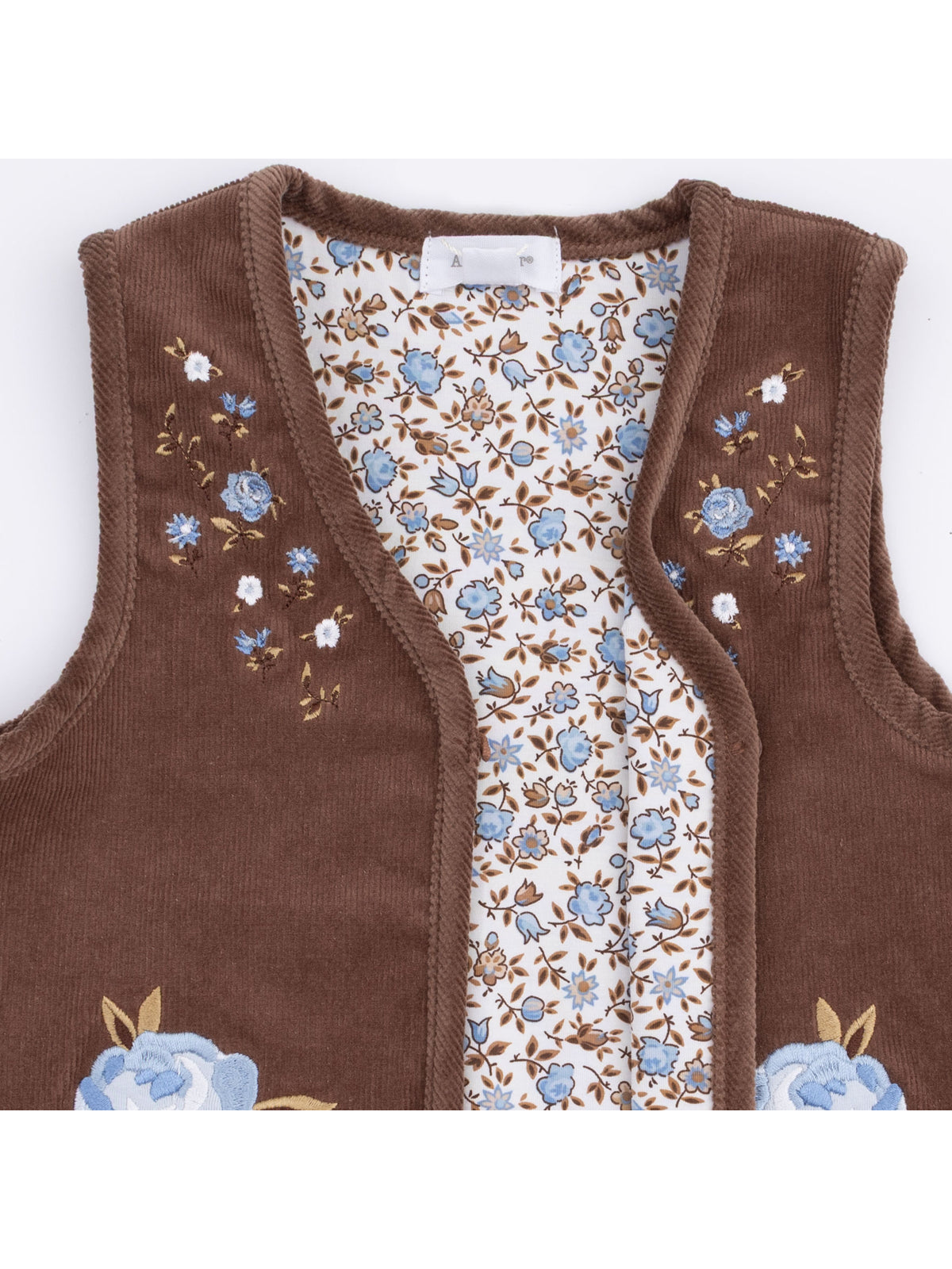 Vest with Lining, Hazel Floral
