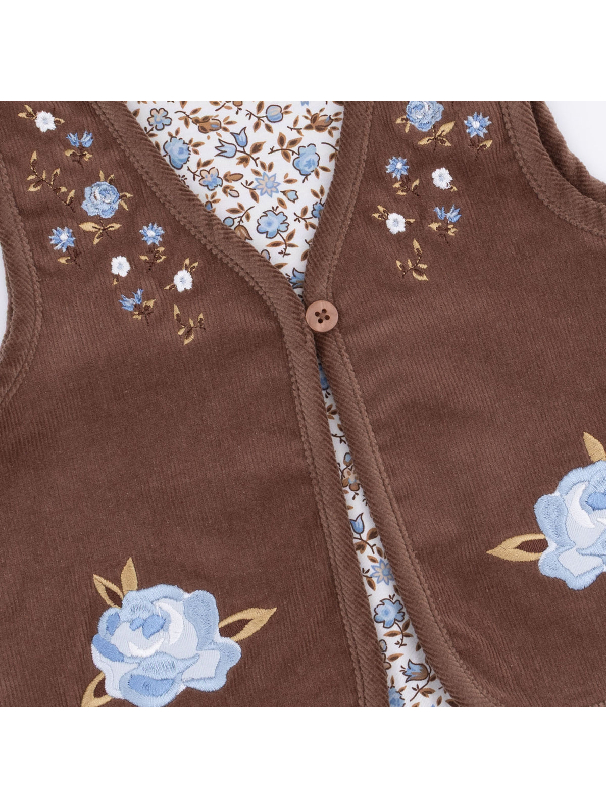 Vest with Lining, Hazel Floral