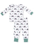 Long Sleeve Loungewear Set, Black Bears