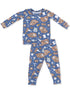 Long Sleeve Loungewear Set, Glow-in-the-Dark Dino Dig