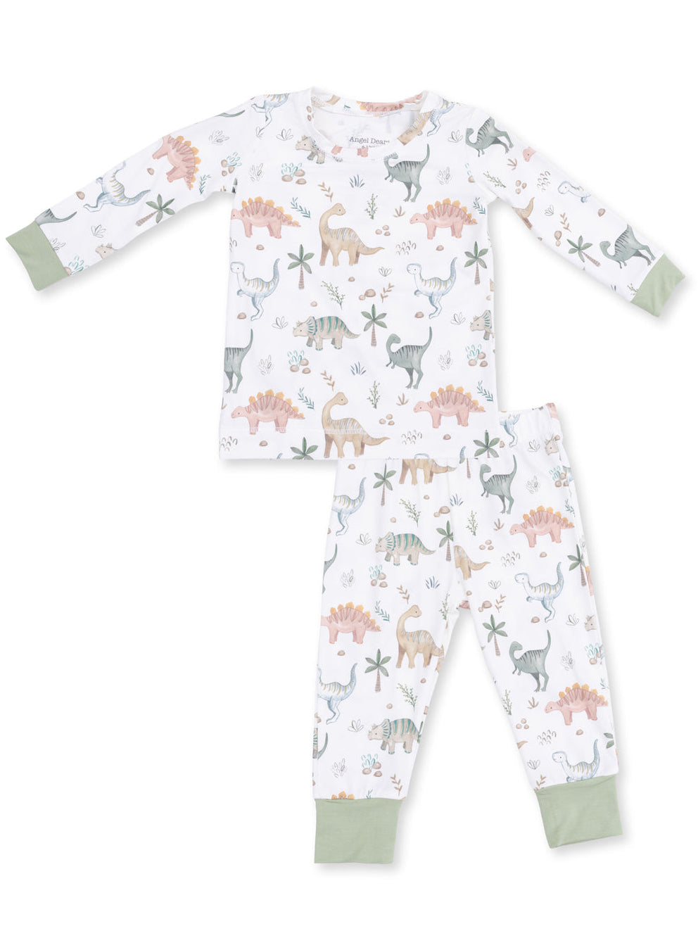 Long Sleeve Loungewear Set, Sweet Baby Dinos