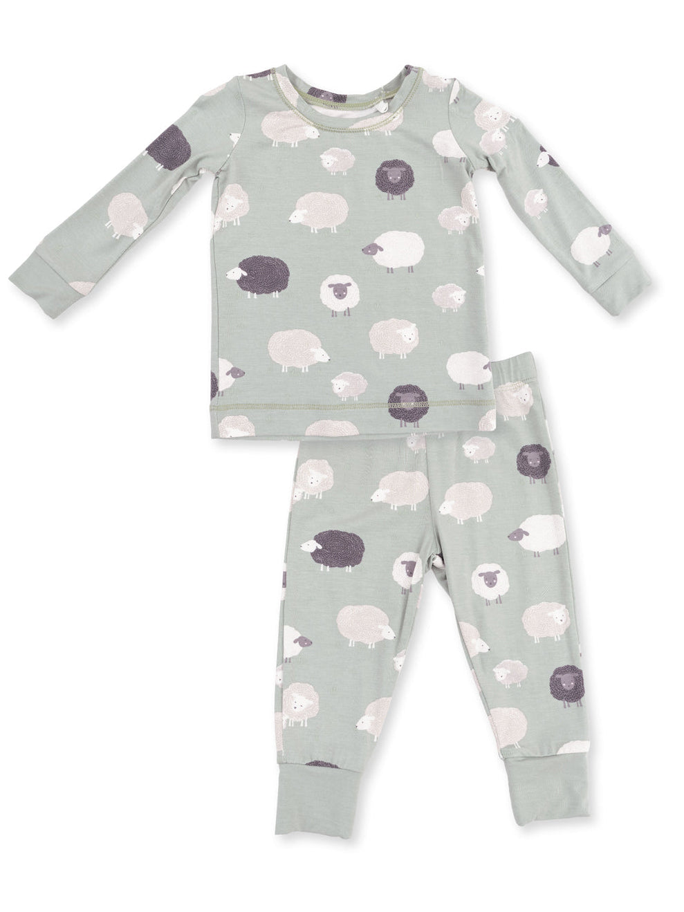 Long Sleeve Loungewear Set, Black Sheep