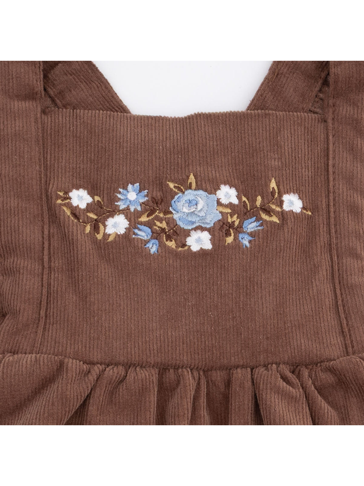 Pinafore Dress & Long Sleeve Bodysuit Set, Hazel Floral