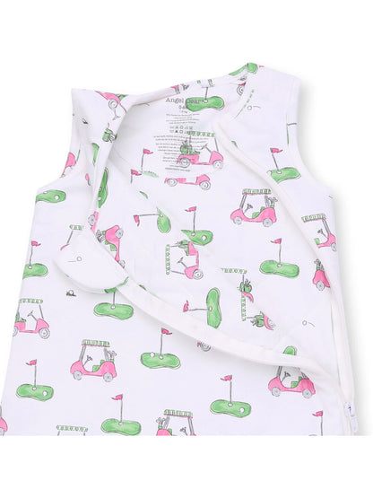 Sleep Bag, Golf Carts Pink