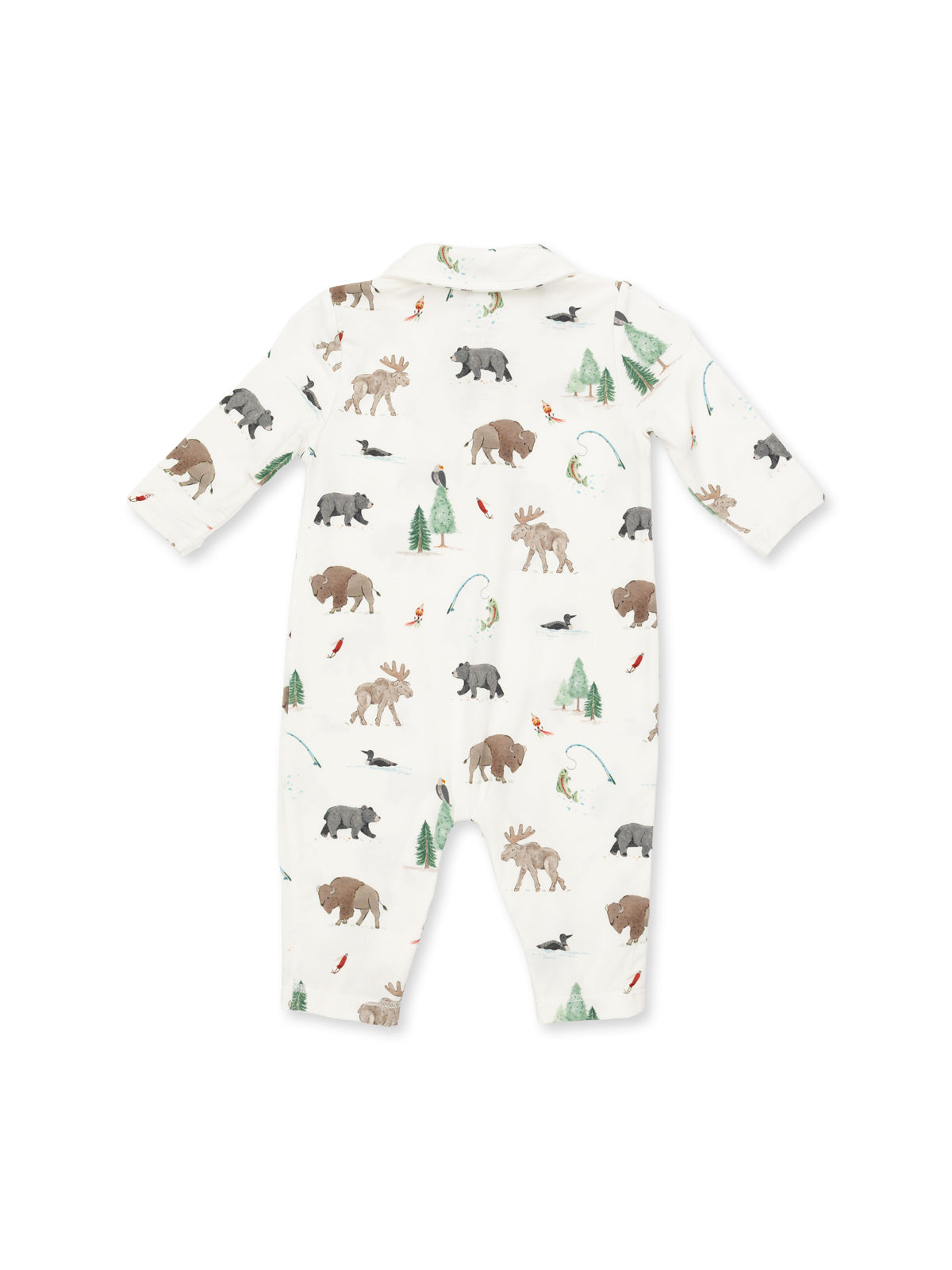 Polo Romper, Northern Woodland Animals