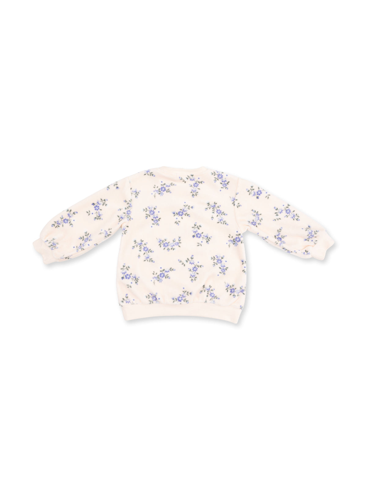 Oversized Sweatshirt and Wide Leg Pant, Sweet Hanna Floral Velour