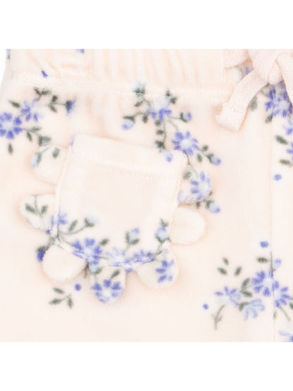 Oversized Sweatshirt and Wide Leg Pant, Sweet Hanna Floral Velour