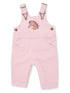 Corduroy Overalls, Veiled Pink Horse Appliqué