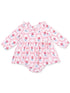 Peter Pan Ruffle Collar Bubble w/ Skirt, Leslie Rose