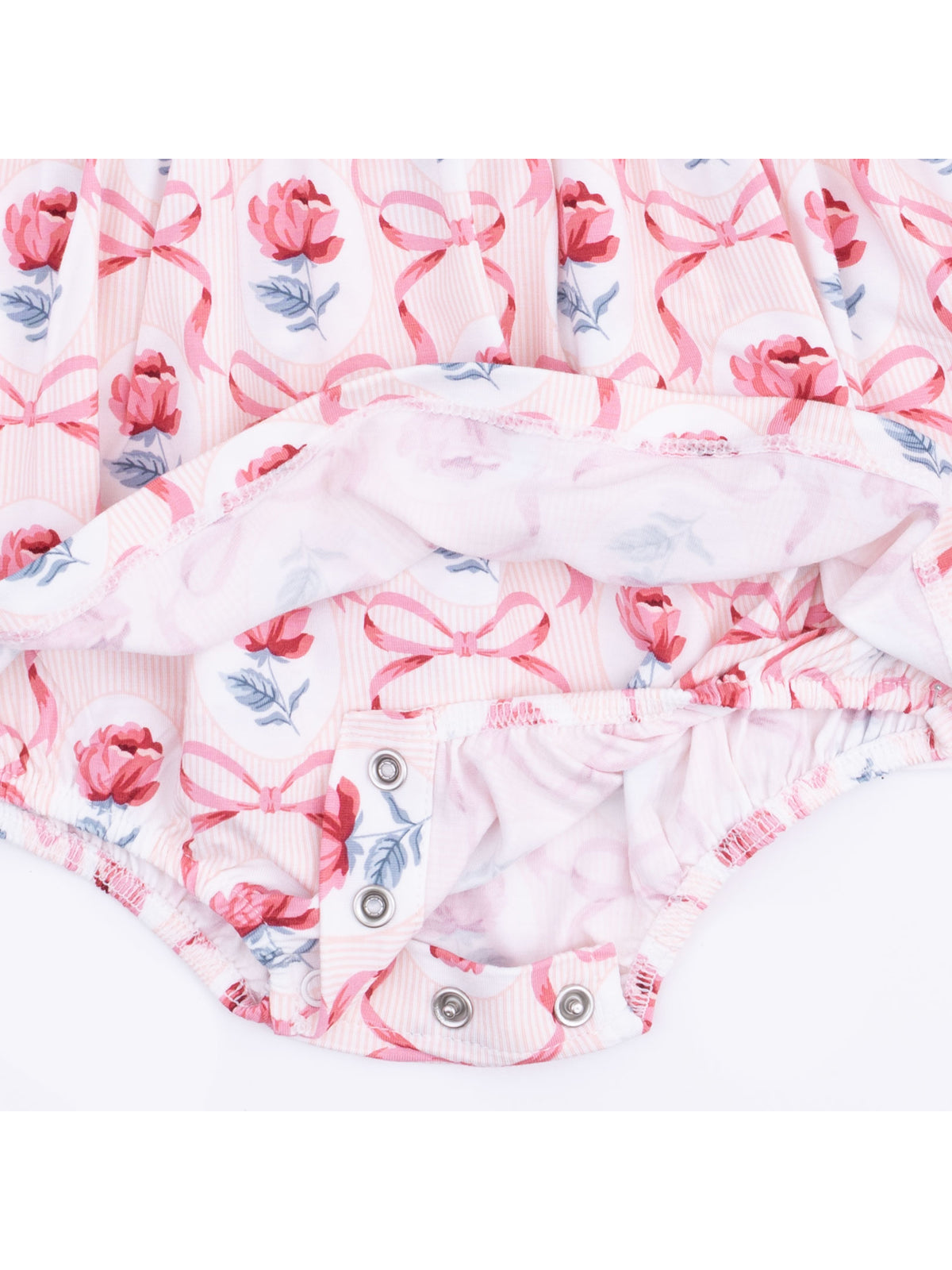 Peter Pan Ruffle Collar Bubble w/ Skirt, Leslie Rose