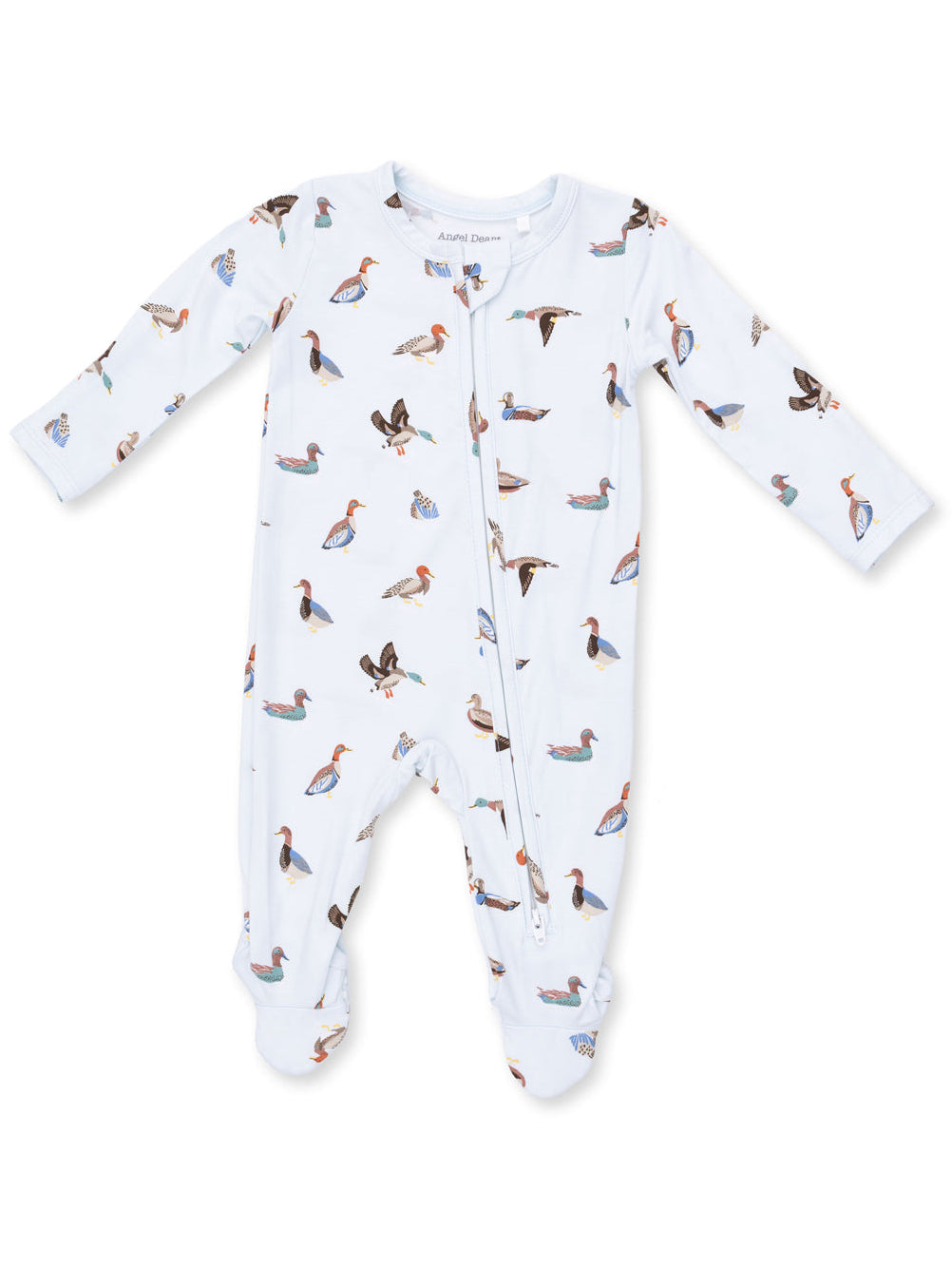 2-Way Zip Footie, American Ducks