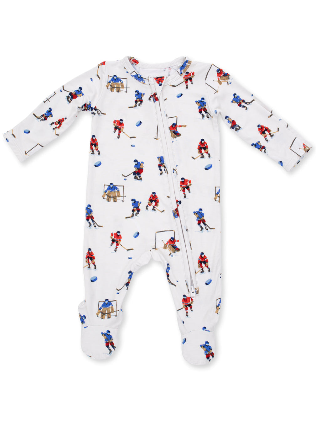2-Way Zip Footie, Hockey Players