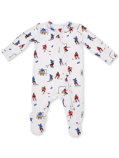 2-Way Zip Footie, Hockey Players