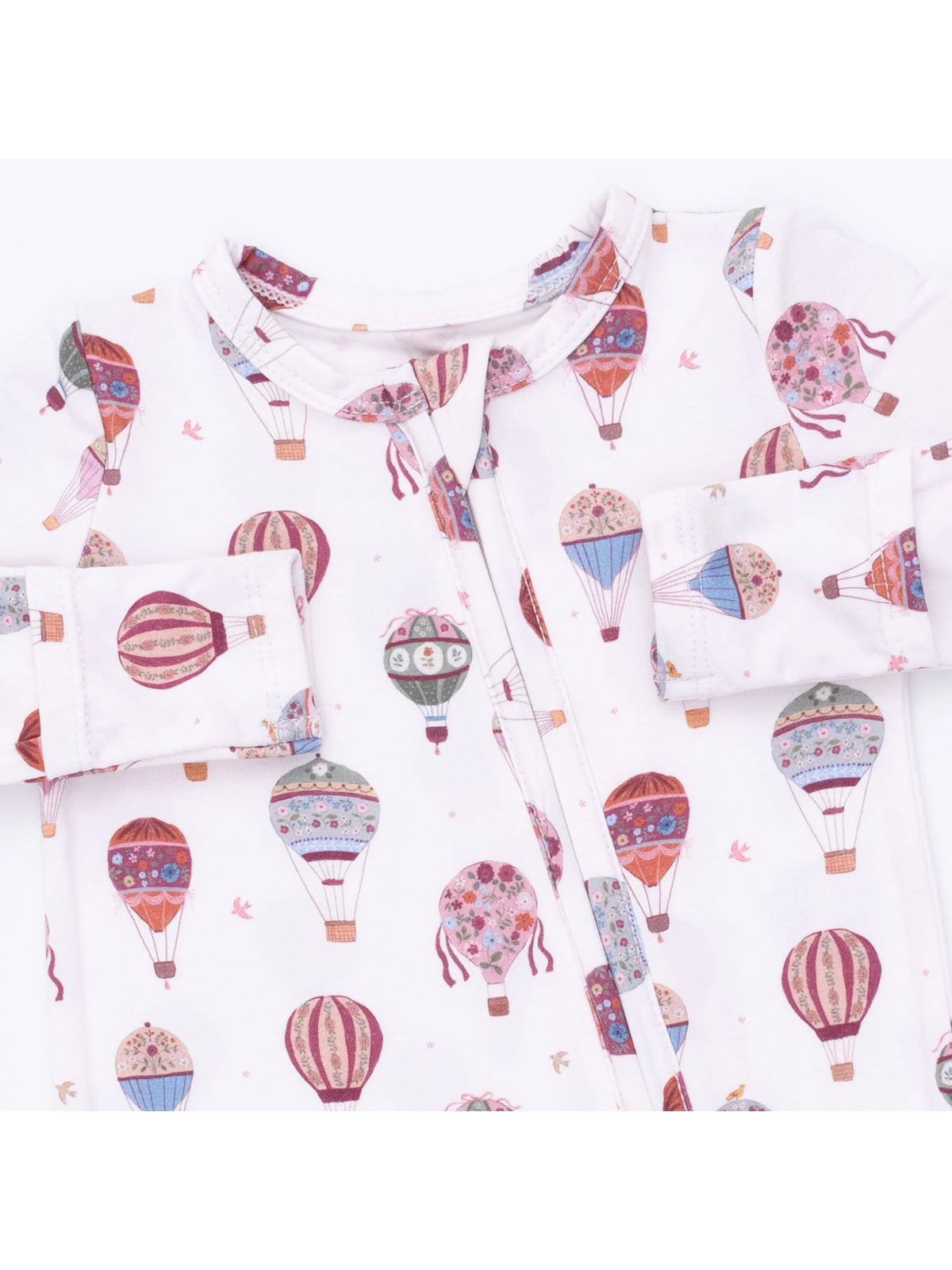 2-Way Zip Footie, Hot Air Balloon