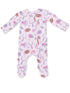 2-Way Zip Ruffle Footie, Football Cheer