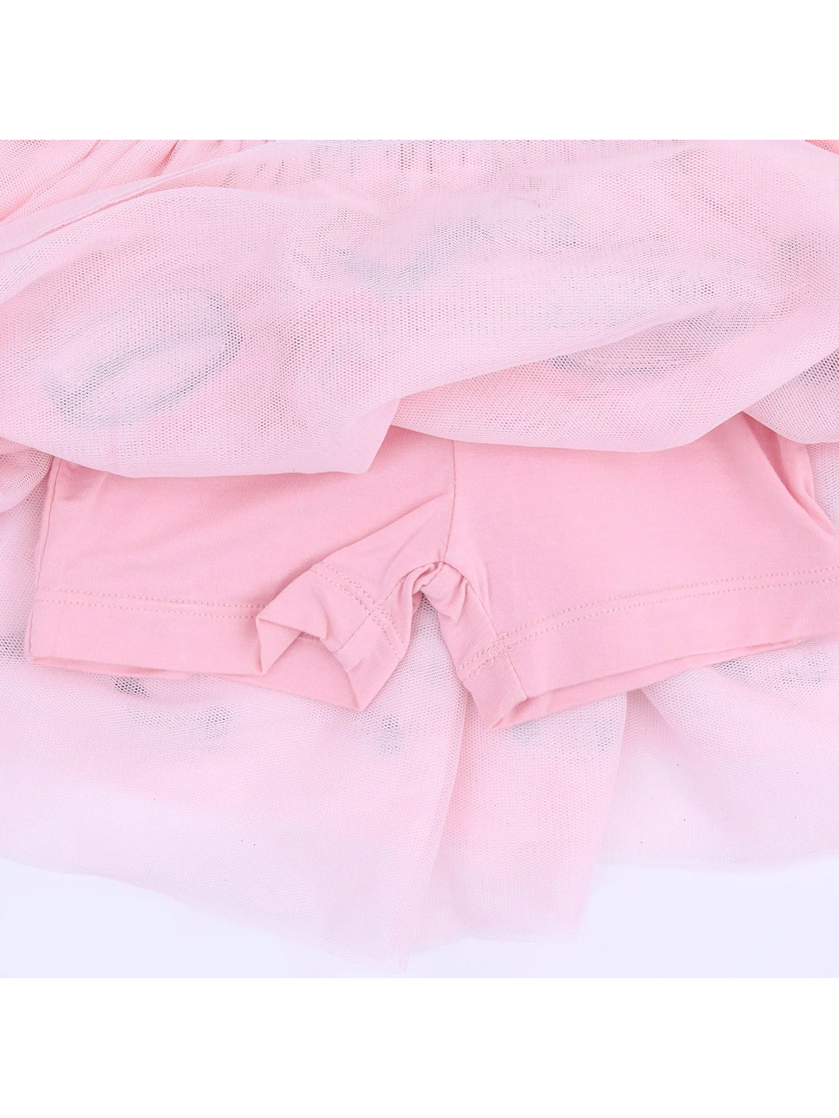 Tutu Skirt with Bike Shorts, Hockey Pink