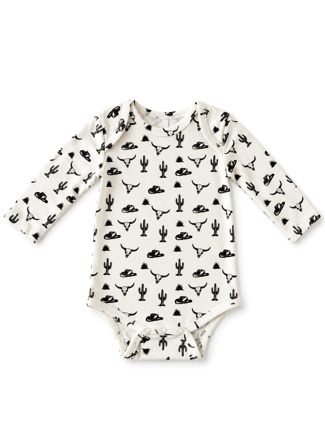 Wild West / Organic Cotton Long Sleeve Bodysuit