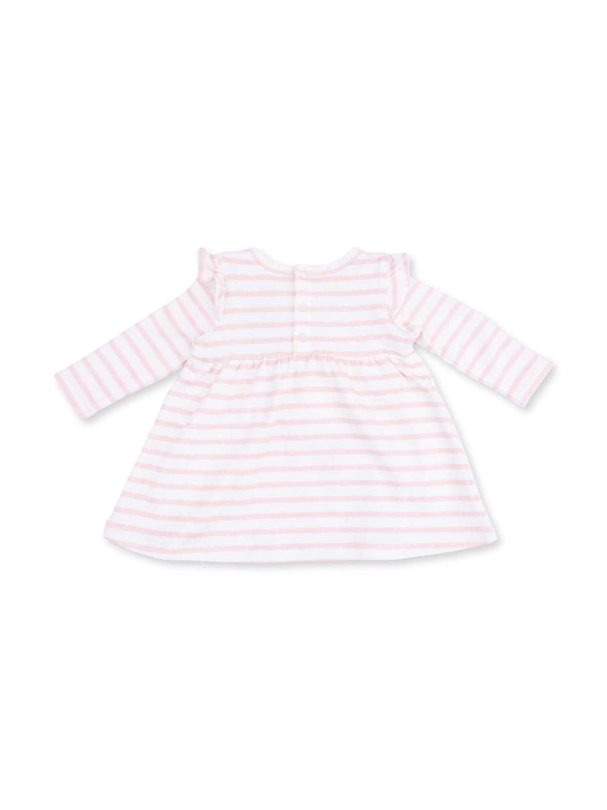 Ruffle Dress and Bloomer, Cows Pink