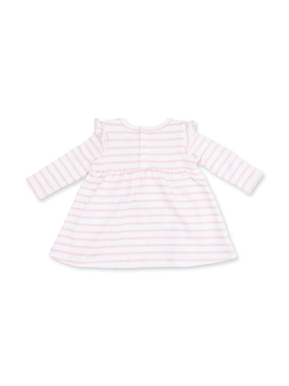 Ruffle Dress and Bloomer, Cows Pink