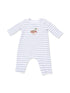 Snap Shoulder Romper, Mallard