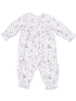 Smocked Long Sleeve Romper, Enchanted Woodland