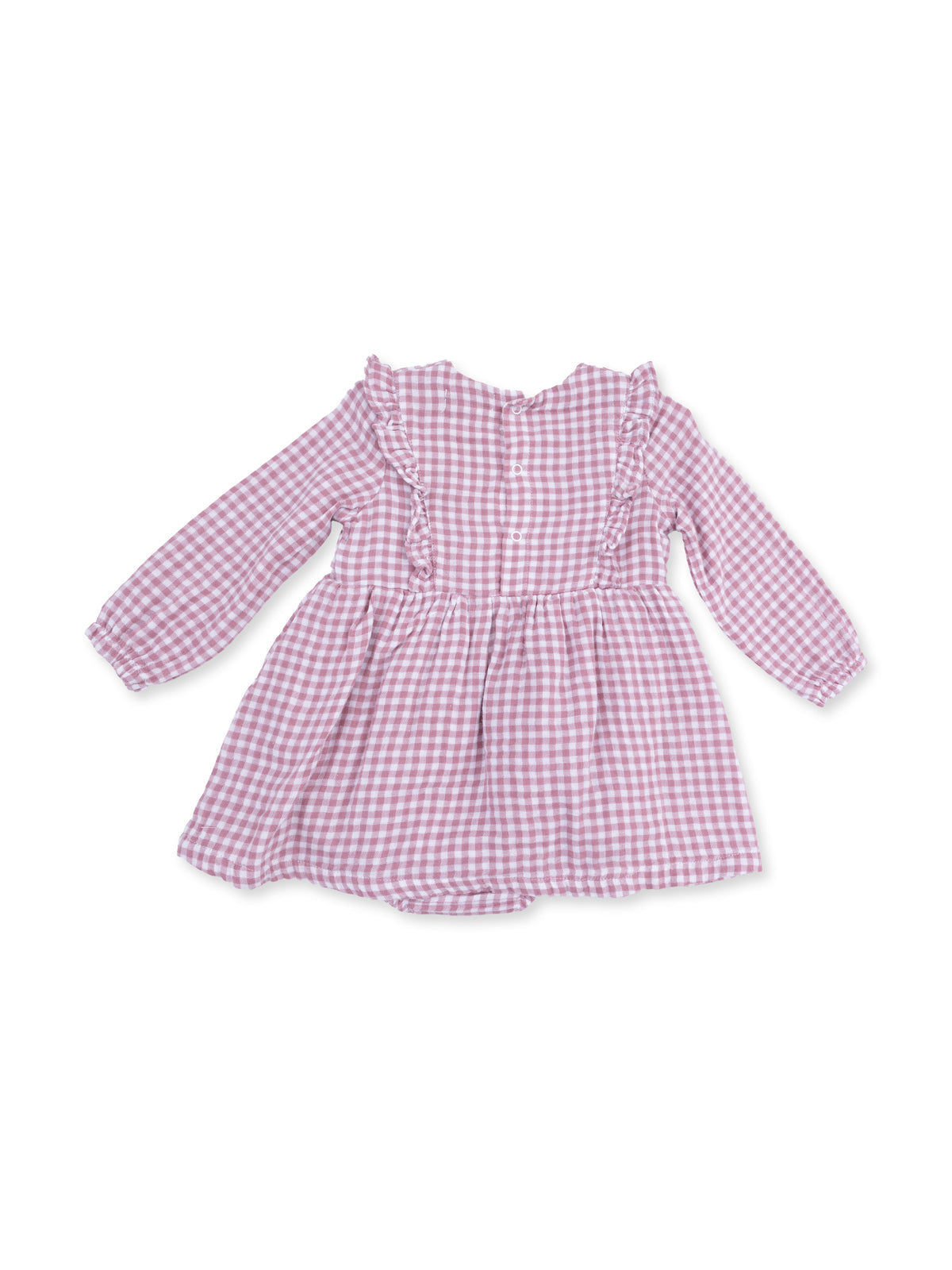 Ruffle Bubble w/ Skirt, Berry Gingham