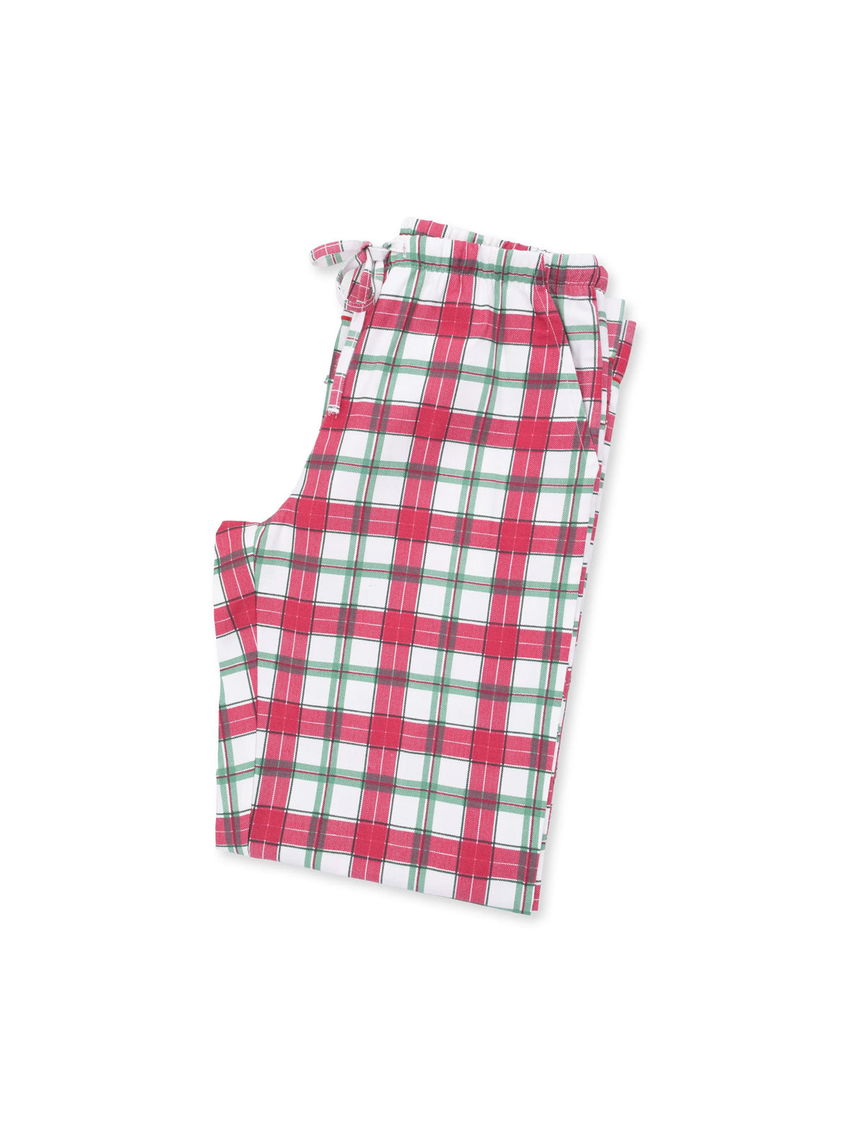 Brushed Twill Adult Loungewear Pant, Holiday Plaid