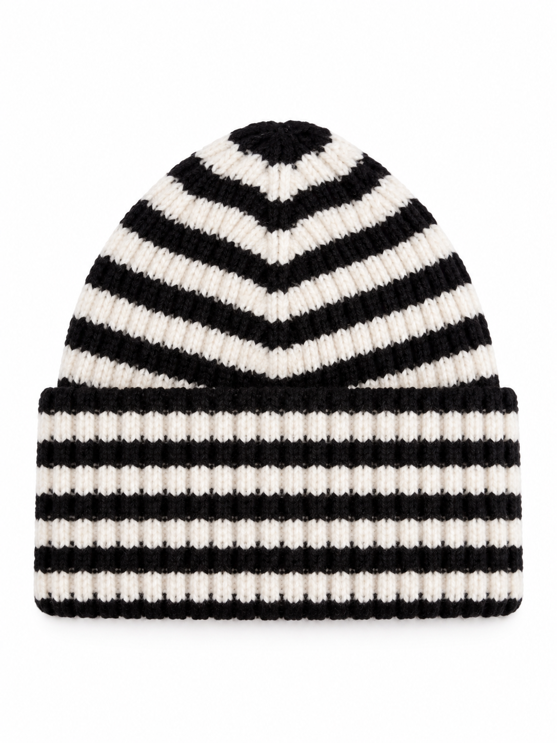 Rib Knit Hat, Obsidian Stripe
