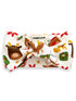 Holiday headband with deer and gift print, featuring a large bow and "Spearmint Love" label.