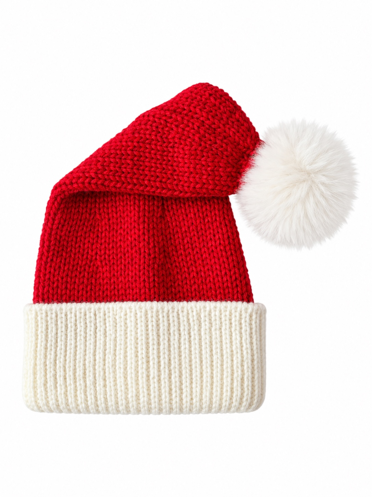 Knit Santa Hat, Red