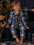 Lounge Set, Classic Teddy Plaid