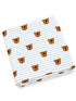 Blue Bear Stripe / Organic Cotton Swaddle